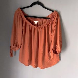 Off the shoulder blouse